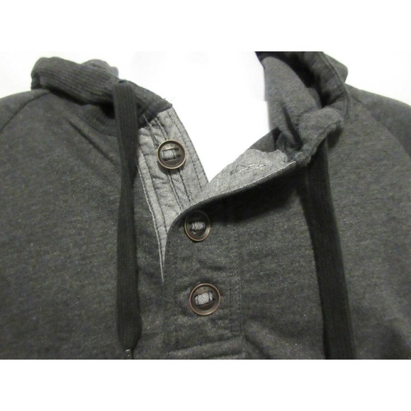 Howe Creative Workforce Mens Size Large Pullover Sweater Hoodie Gray Grey Shirt - Picture 8 of 10